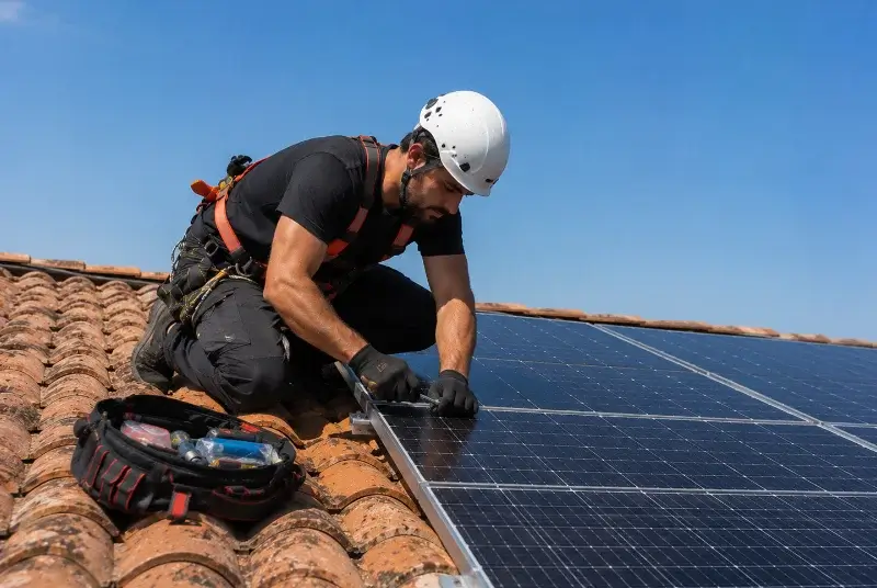 Maintenance et monitoring de panneaux solaires à Hélesmes